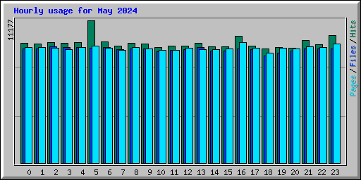 Hourly usage for May 2024